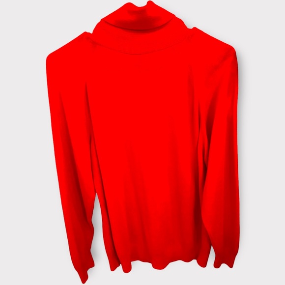 Vintage Red Acrylic Turtleneck by Designers Originals - Picture 2 of 3